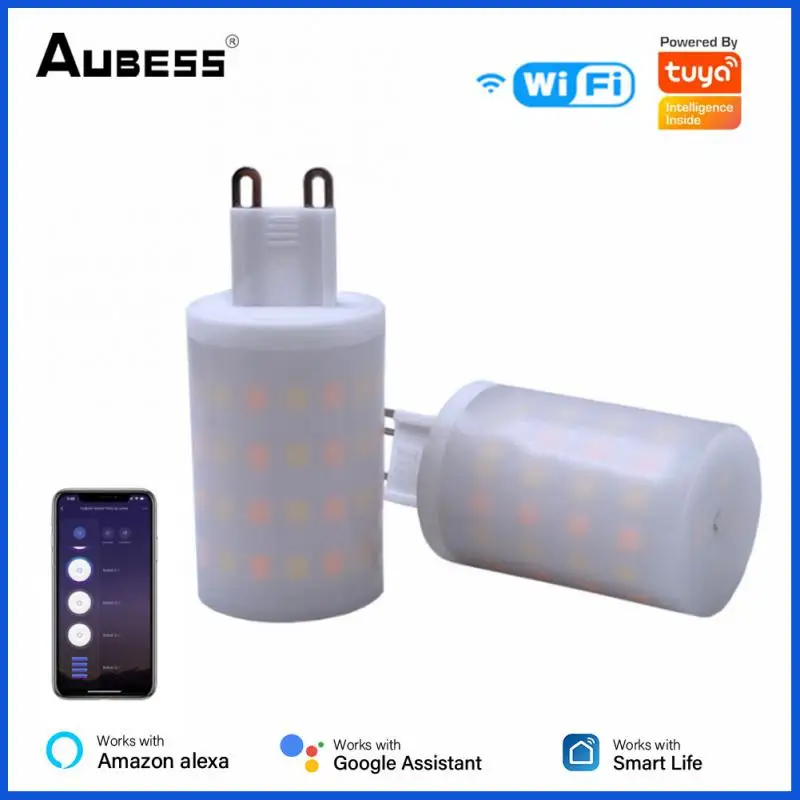 

Умная Светодиодная лампа с таймером и Wi-Fi, G9