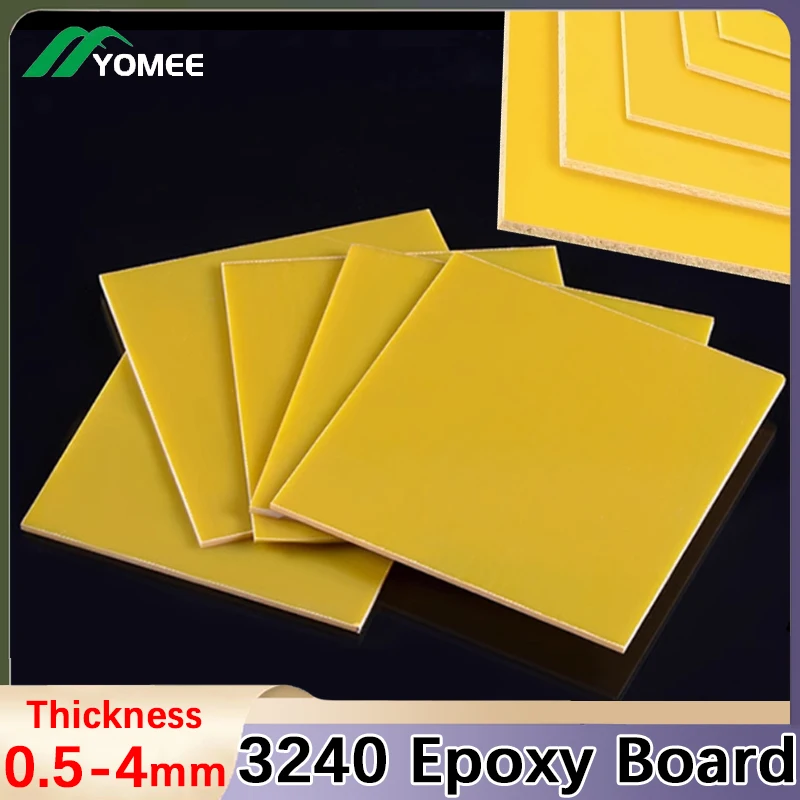 

Желтая эпоксидная пластина 3240 100x100мм-200x200мм 0,5-4 мм