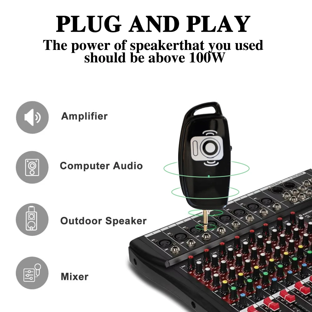 Беспроводной микрофон подходит для саксофона трубы передатчика UHF 2 4G вилка
