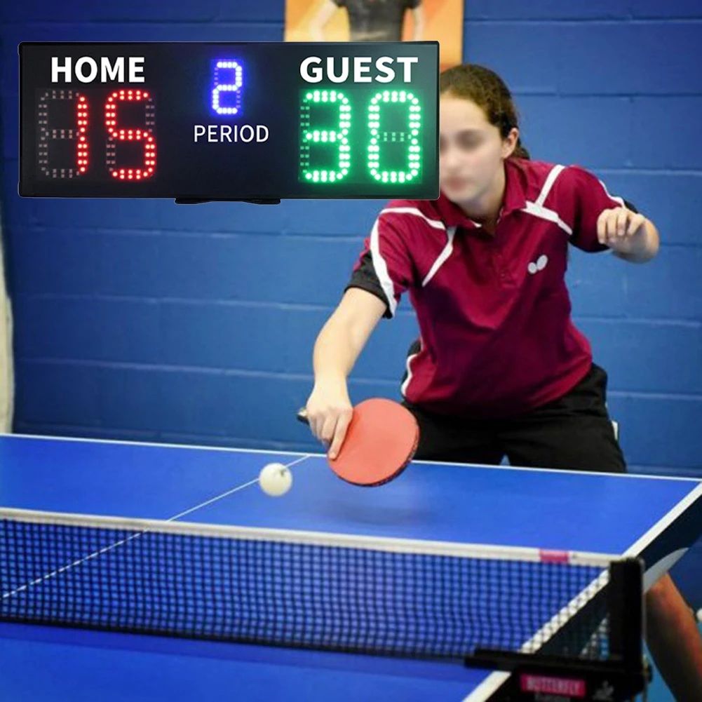

Band New Scoreboard Digital Scorer Badminton Basketball Billiards Electronic Scoreboard Indoor Activities Removable