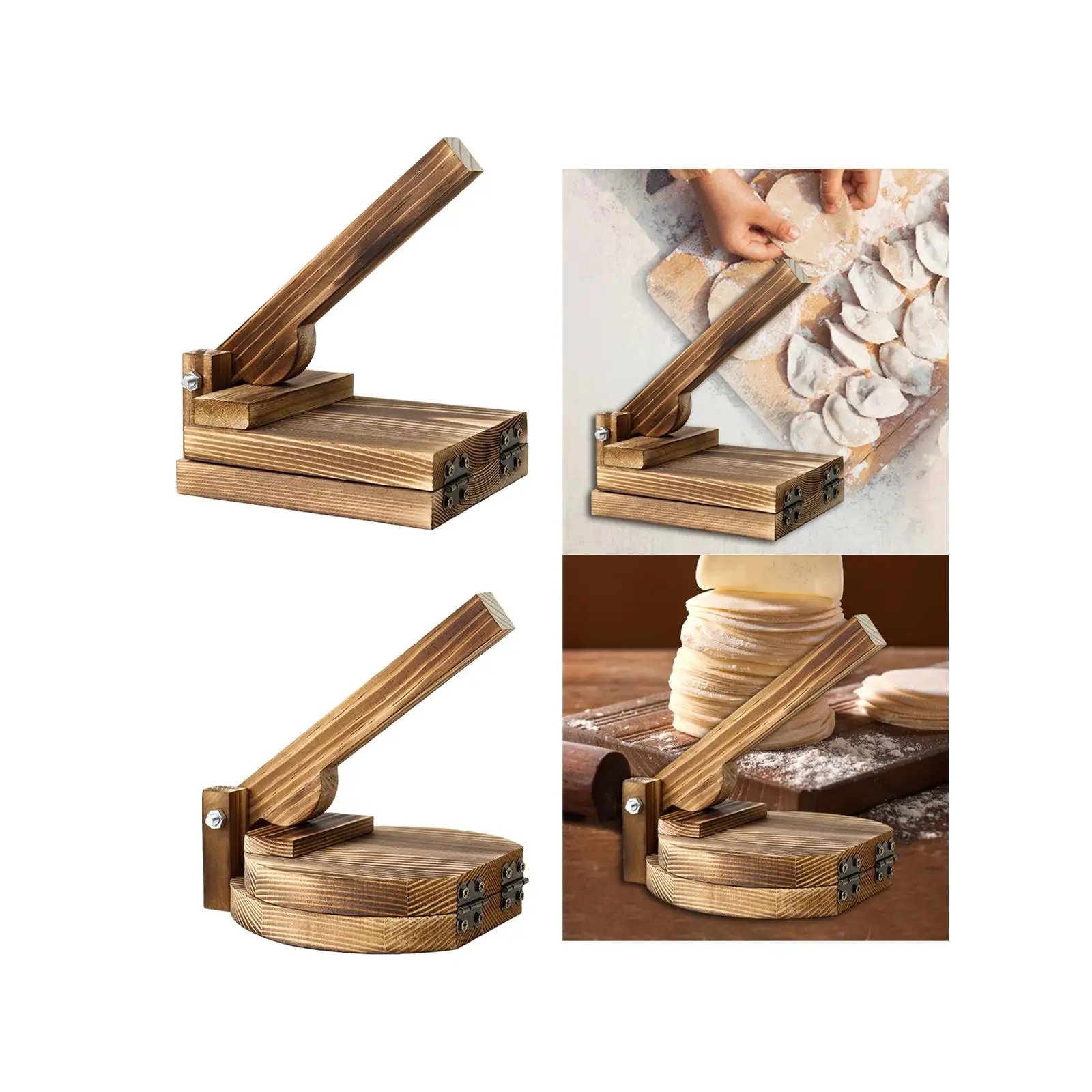 Деревянный пресс для тортильи кукурузный инструмент домашней выпечки пикника