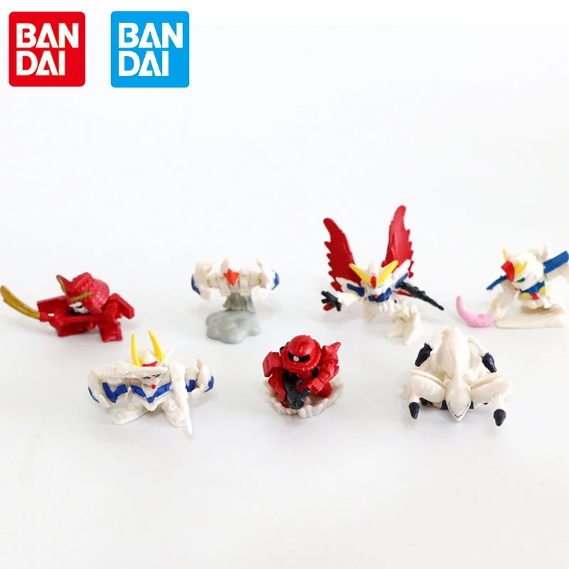 

Оригинальная фигурка Bandai Gundam Mini Zaku Freedom Fate, аниме фигурка RX-99 Gundam, детские игрушки для мальчиков, подарок на день рождения
