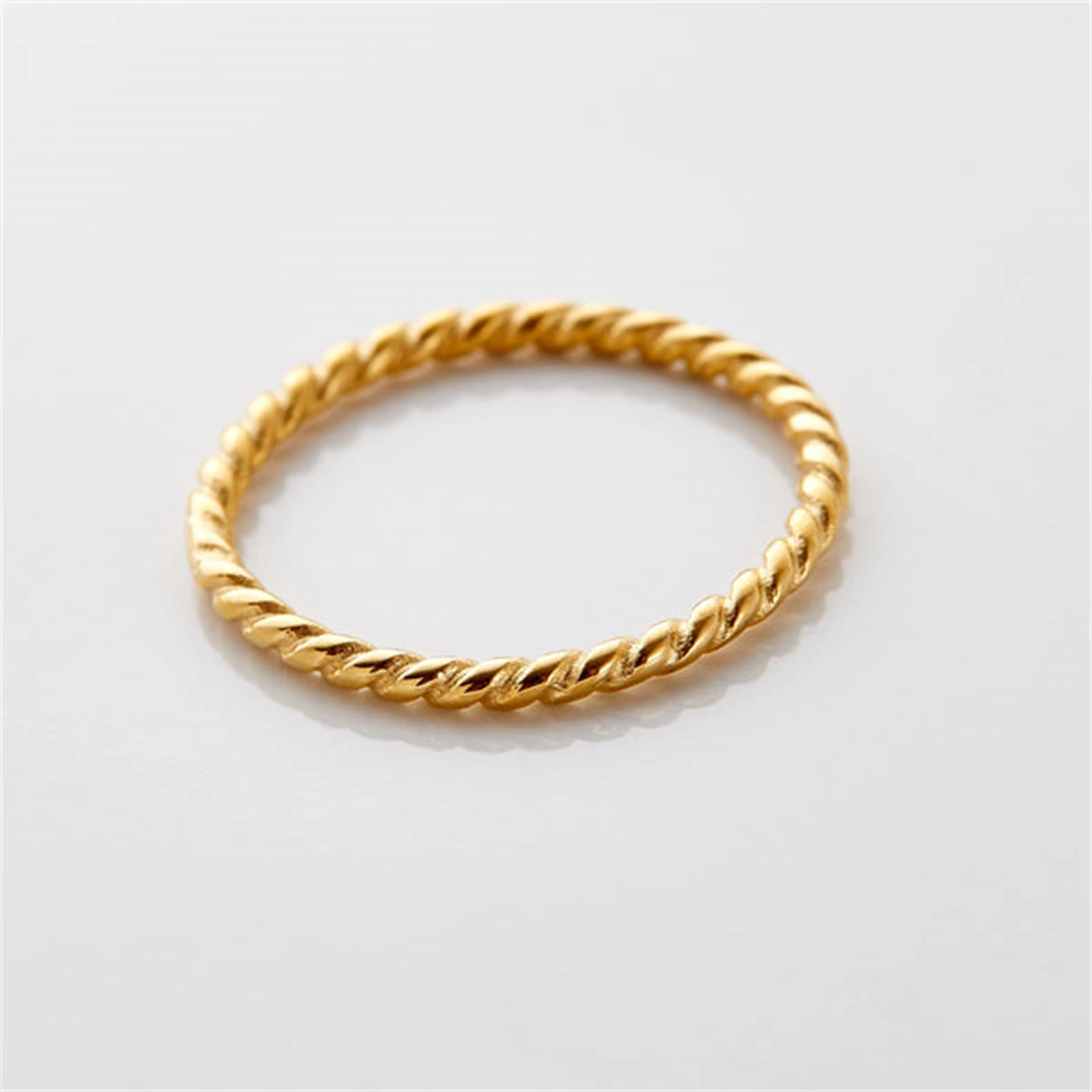

Twist Ring Arabic Minimalist Ring Stainless Steel 18K Gold Plated Pop Ring Women Jewelry Eid Gift for Her Punk Style Ring