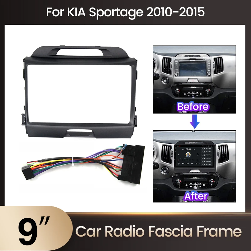 Автомобильный мультимедийный радиоприемник на Android крепежная Рамка для KIA Sportage 3