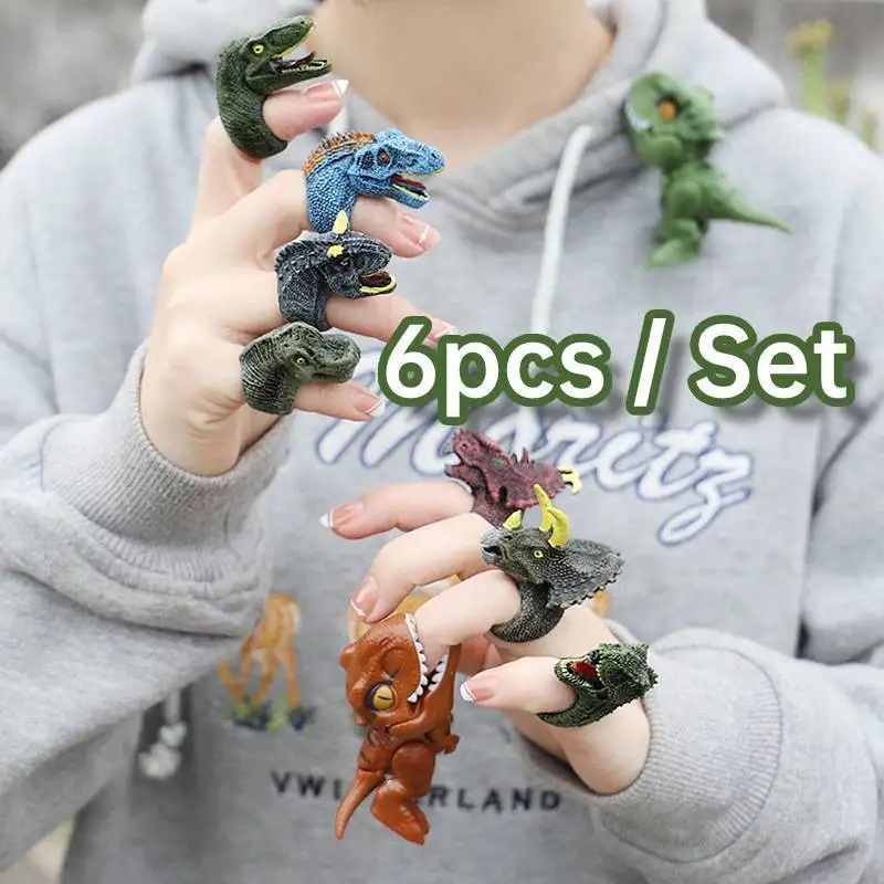 

6 шт./набор, реалистичные кольца для мальчиков и девочек