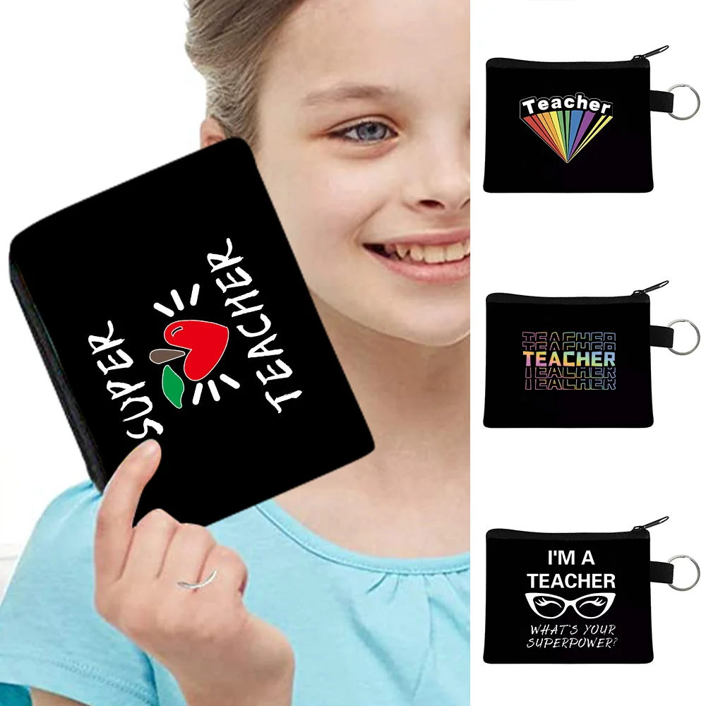 

Rainbow Print Creative Coin Purse Change Purse Lady Holding Small Wallet Fashion Handbag Student Mini Wallets Casual Women's Bag
