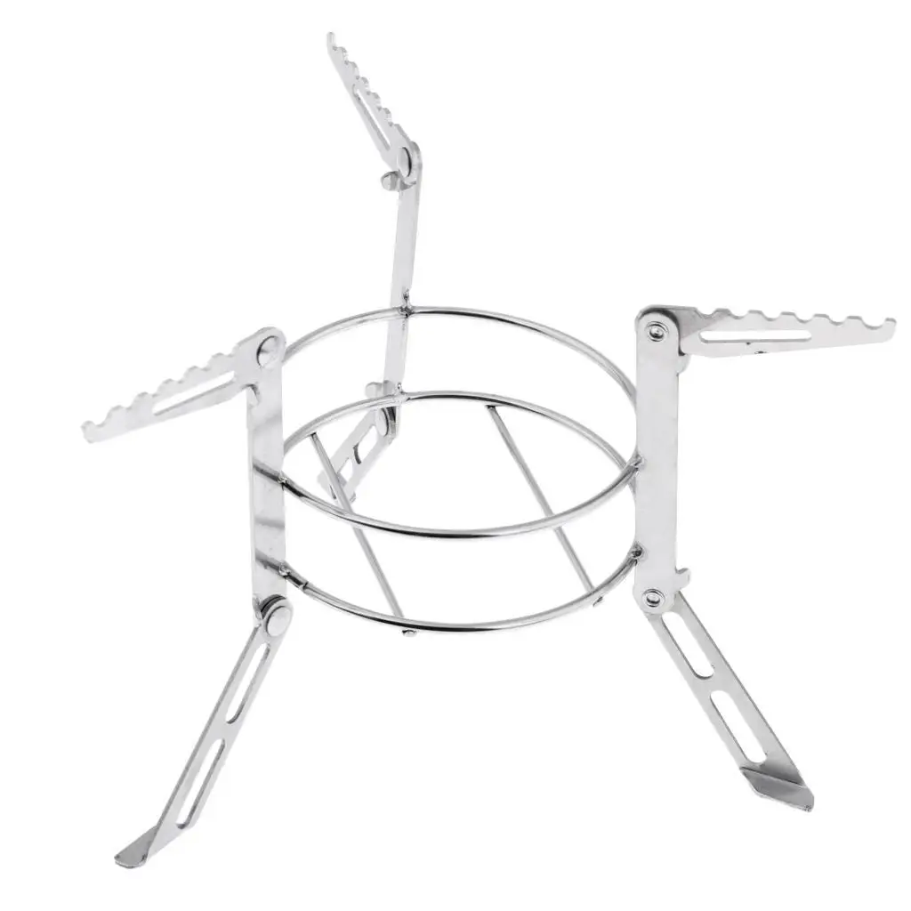 Складная подставка для спиртовой плиты горелки кронштейн из нержавеющей стали