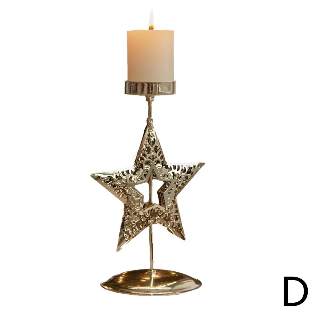 Рождественский вотивный подсвечник металлический рождественская елка лось