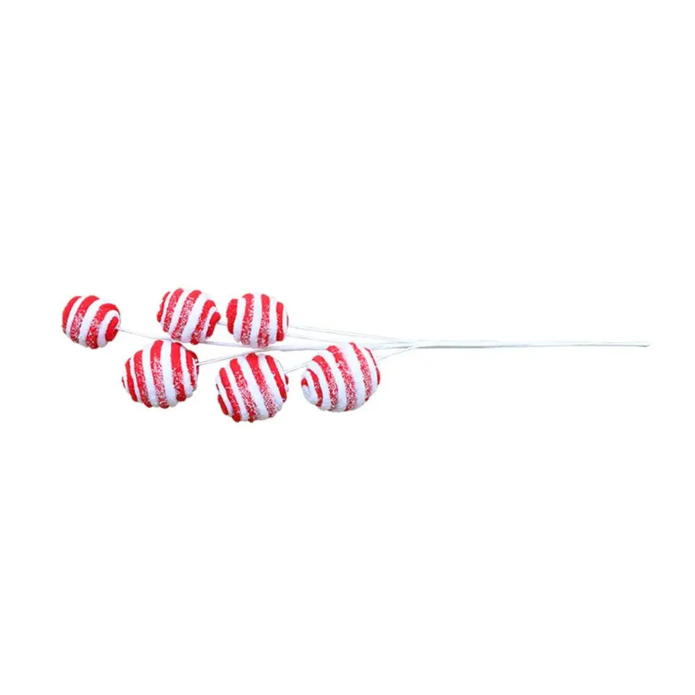 Праздничные рождественские плюшевые конфеты тростник реалистичные