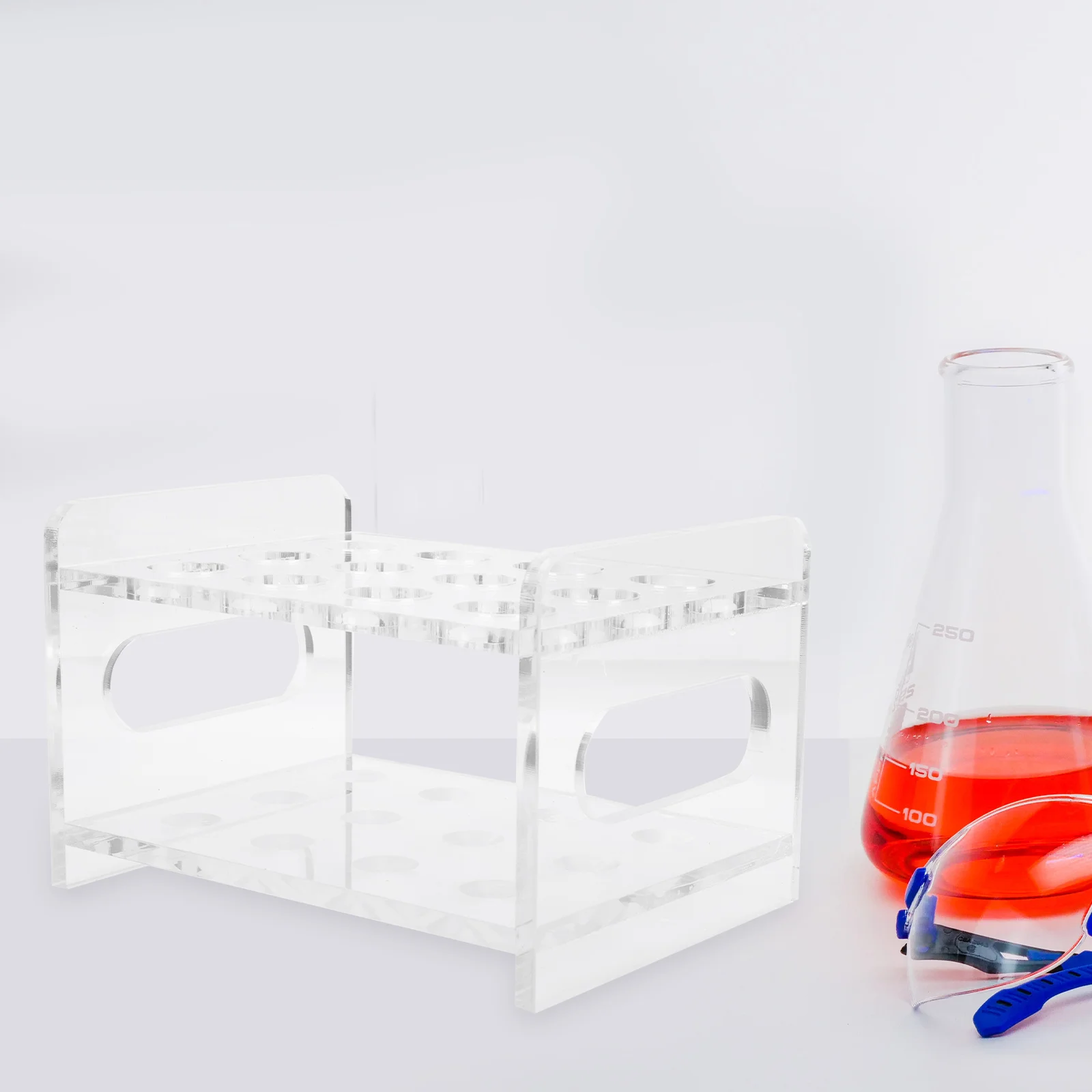 

Tool Stand Test Tube Holder Plastic Test-tube Laboratory Tool 12-hole Acrylic