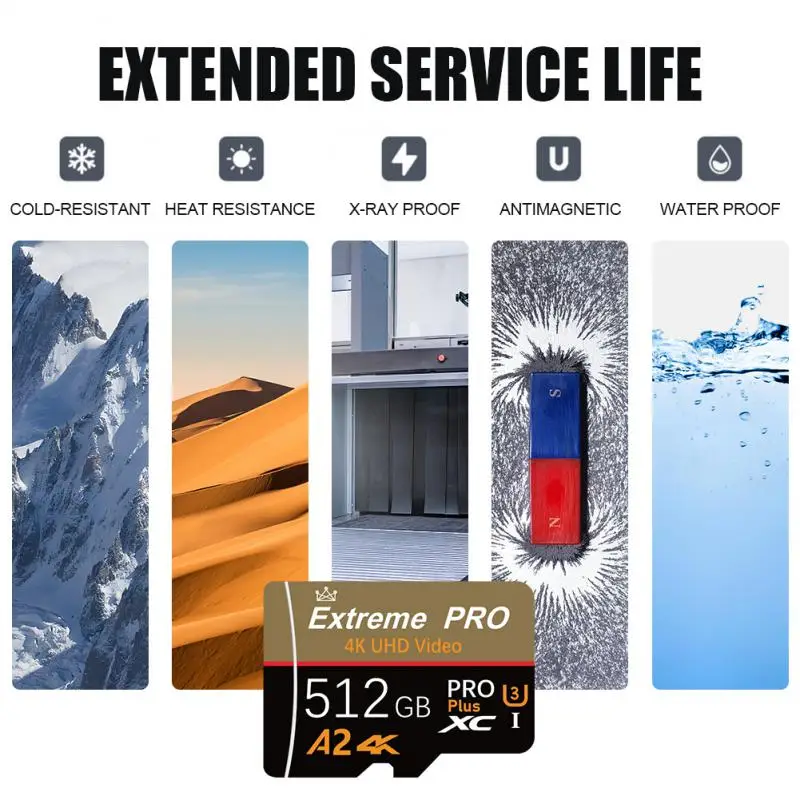 Флэш-карта памяти SD класс 10 128 ГБ 256