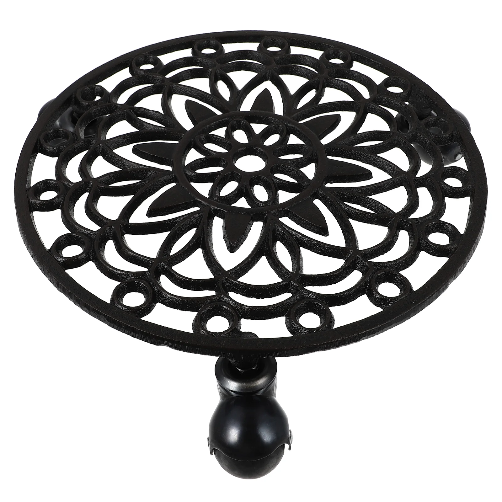 

1 Pc Hollow out Flowerpots Tray Practical Movable Flowerpots Tray Removable Tray