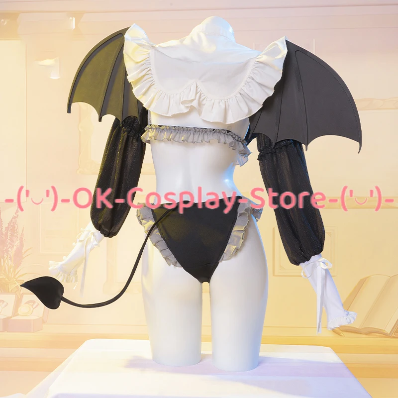 Костюм для косплея аниме Rizu Kyun бикини с крыльями и хвостом униформа