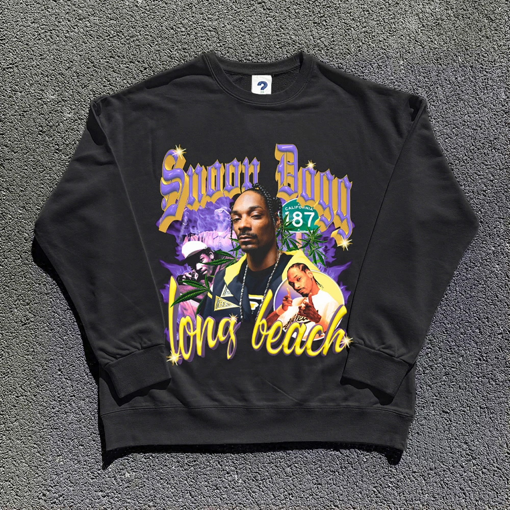 Свитшот Raper Snoop Dogg большого размера