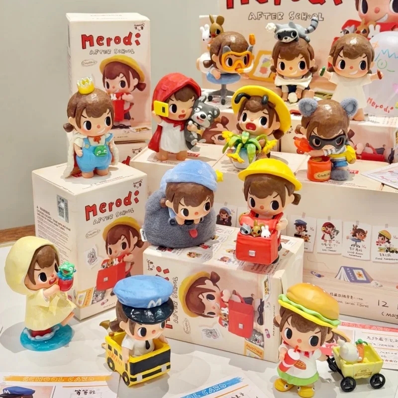 Коллекционная фигурка POPMART After School Merodi Series 1: Слепая коробка, милая игрушка, украшение для рабочего стола, подарок на день рождения для девочки (art.: 3920d86dcdb7d) - 3920d86dcdb7d