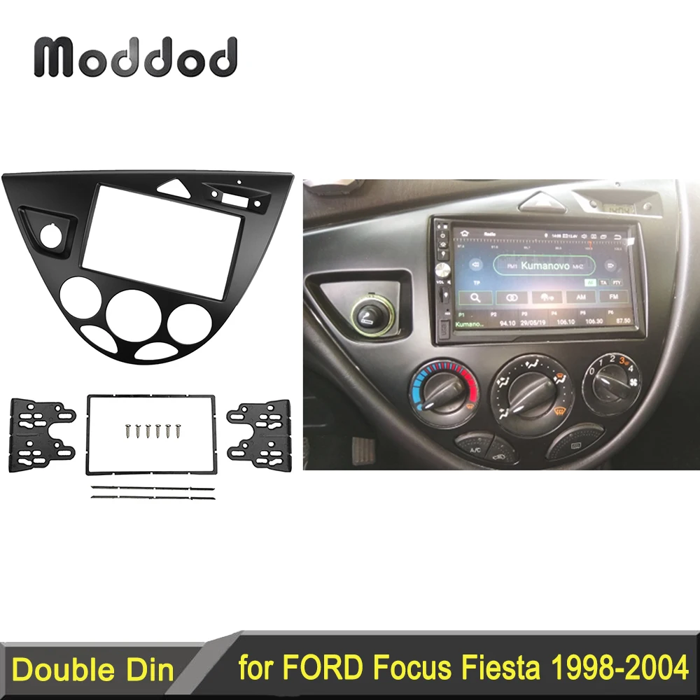 Double 2 Din Fasica for Ford Focus /Fiesta Stereo Panel Radi