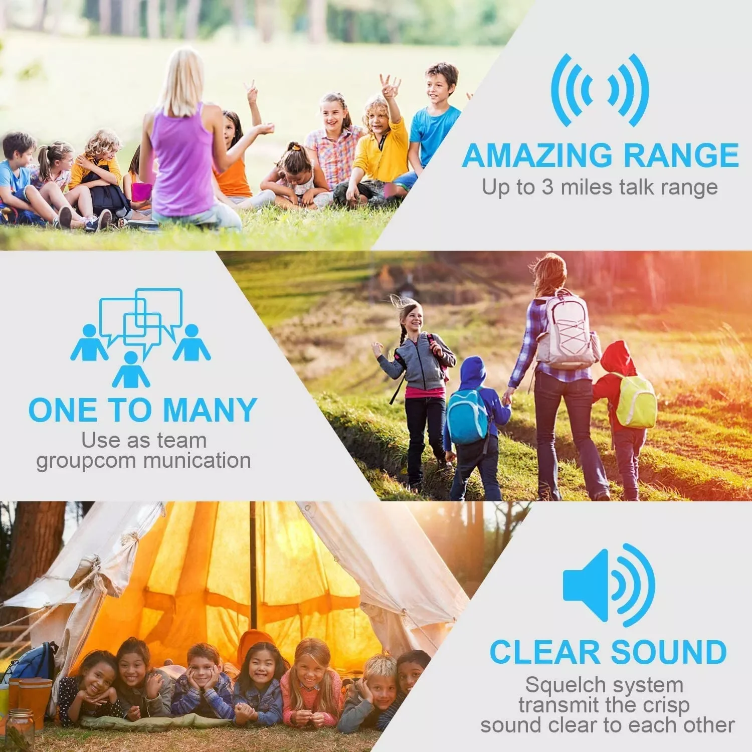 Walkie Talkie Children 2 Pcs Children's Radio Receiver Walkie-Talkie Kids Birthday Gift Child Toys for Boys Girls 3 Km