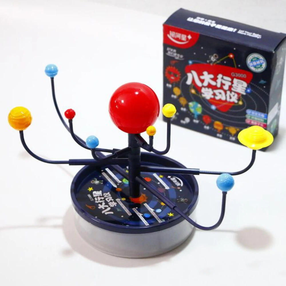 

Funny Planetarium 3D Planets Model Toys DIY Assembly Movement Teaching Learning Toy Kids Children Science Solar Education Toy