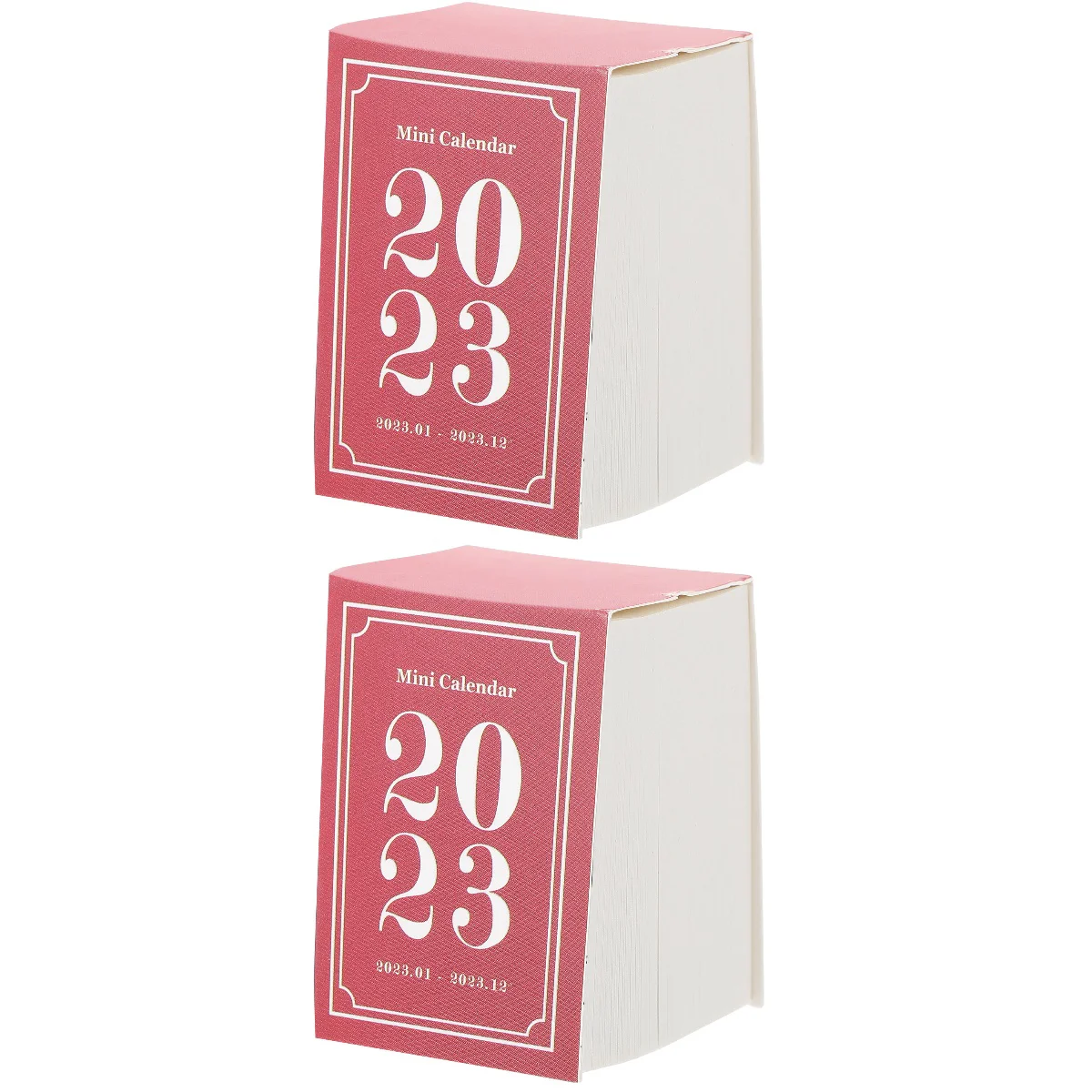

Calendar Desk Standing Year Planner Mini Desktop Wall Table Pad Rabbit Daily Pocket2023 New Home Office Gift Tearablepage A Day