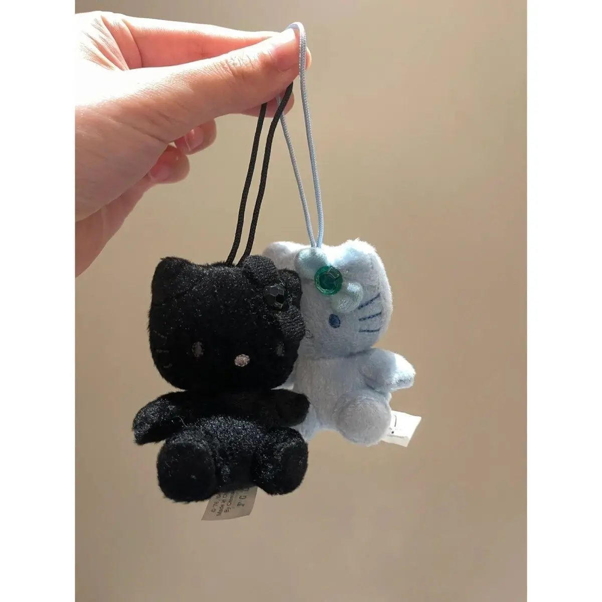

New Bikini Hello Kitty Pendant Plush Doll Black Kitty Things Accessories Cute Keychain Good Friends Couples Christmas Gift