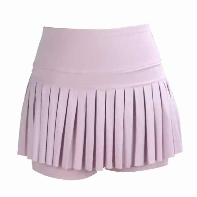 

Sports Skirt Fake Breathable Pleated Tennis Skirt Lightweight Polyester for Women for Beach for Walking for Hiking