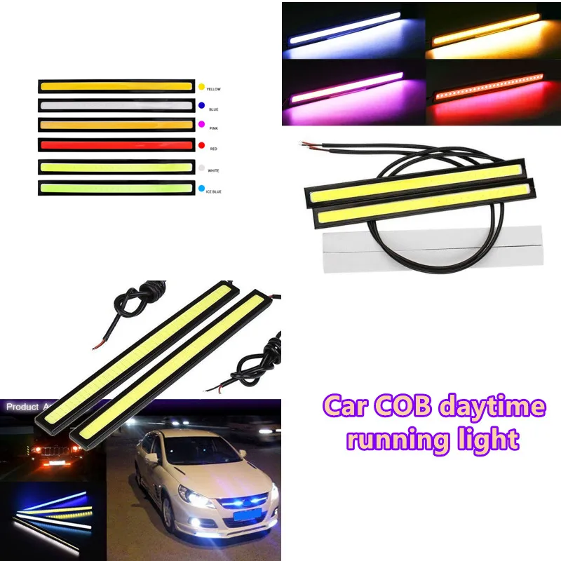 

Супер ярсветодиодный светодиодная противотуманная лампа COB 17 см, универсальные водонепроницаемые дневные ходовые огни 12 в 6000K, автомобильн...