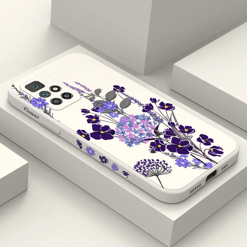 

Gypsophila Phone Case For Xiaomi Redmi 12C 10 10C 10A 9 9A 9T A1 Pro Plus 4G 5G Silicone Cover