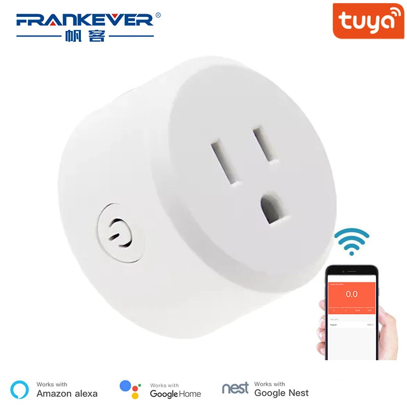 

Смарт-розетка FrankEver с поддержкой Wi-Fi и таймером, 10 А