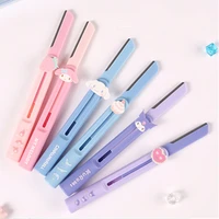 kitty kt my melody sanrios anime kawaii convenient retractable eyebrow trimmer safe sharp and portable for beginners