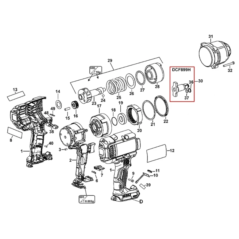 Новые адаптеры для электрических гаечных ключей N415875 Сменный ударный гайковерт в