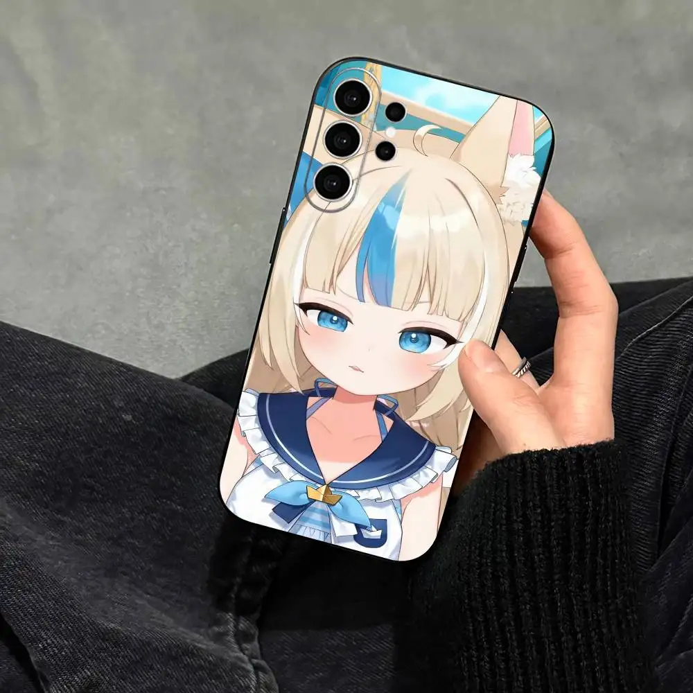 Фото Чехол для телефона Sameko Saba Cute Indie Virtual Youtuber для Samsung S25, S24, S21, S22, S23, S30, Ultra, S20, Plus, Fe, Lite, Note, 10, черный №4