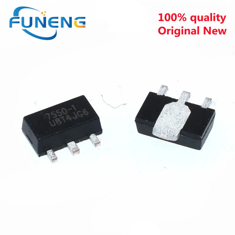 10 шт./лот HT7550 HT7550A-1 7550-1 SMD SOT89 цепь регулятора низкого напряжения трехклеммный