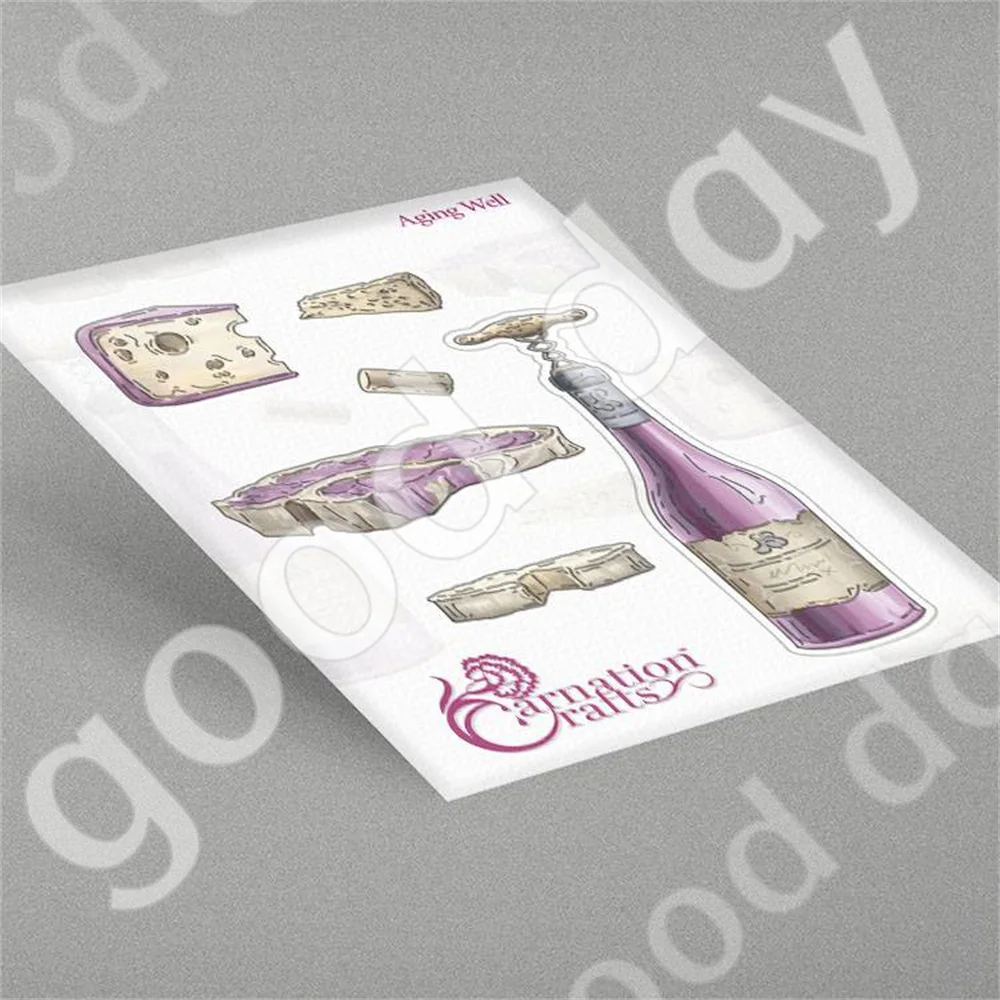 

Bottle Cheese Metal Cutting Dies Scrapbook Diary Decoration Embossing Template Diy Greeting Card Handmade Hot Sale New Arrival