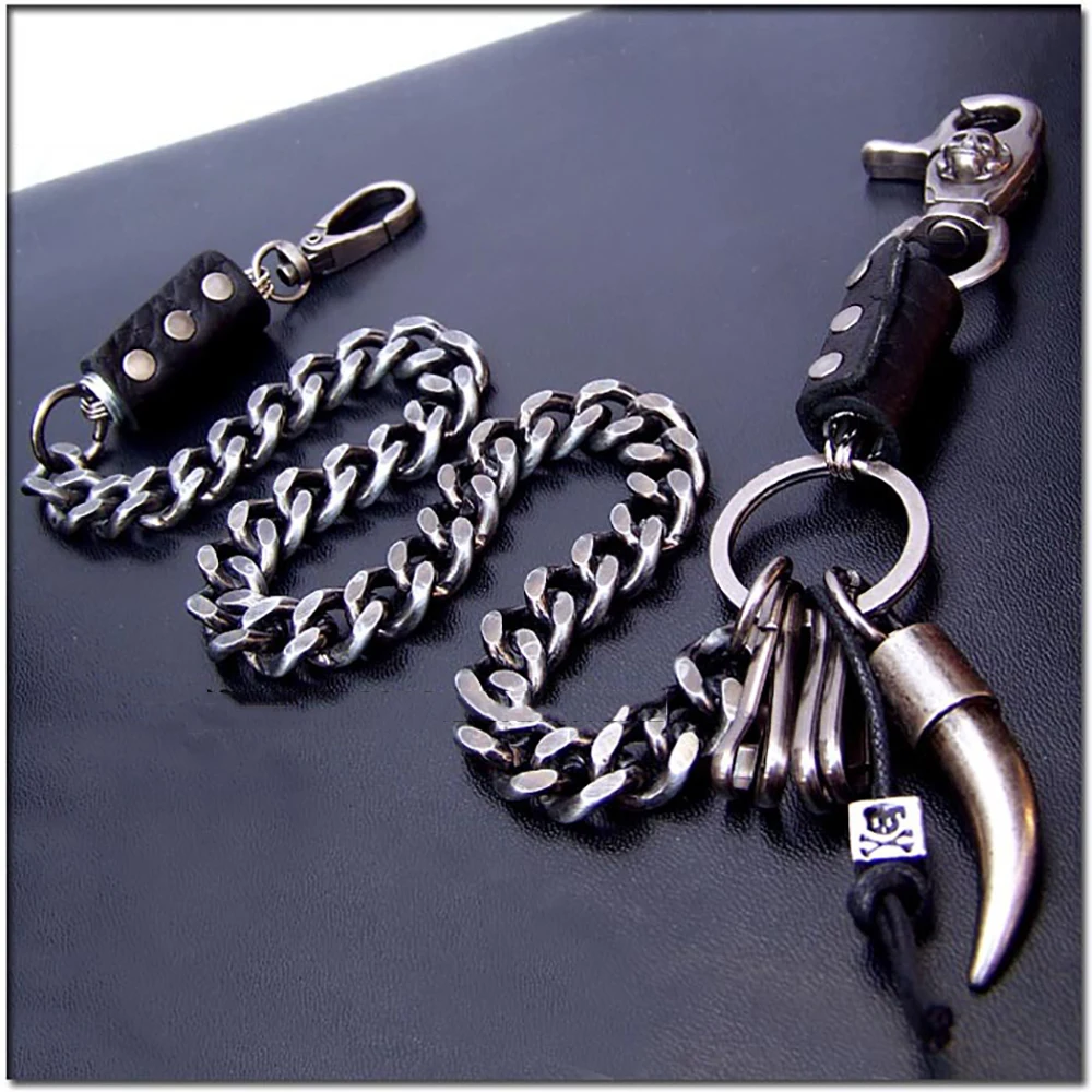 

Байкерская цепь-кошелек в стиле хип-хоп