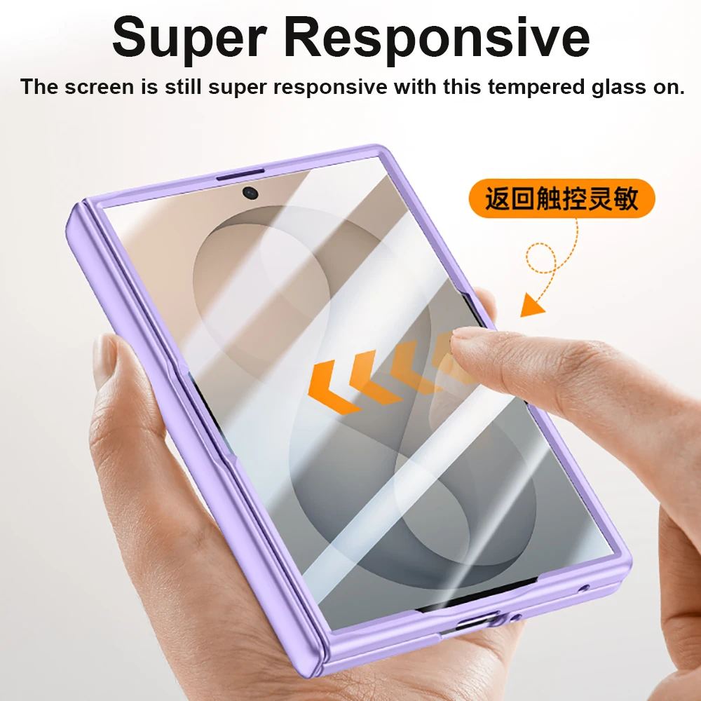 Фото Суперпрочный защитный чехол Original GKK для Samsung Galaxy Z Fold8 Fold 8 Wide Version с невидимой подставкой-кольцом №4