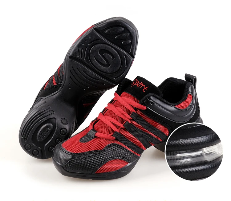 Women's Breathable Mesh Sporty Dancing Shoes Soft Bottom Low Top Toning Shoes Lightweight Fitness Shoes Comfortable Sport Shoes