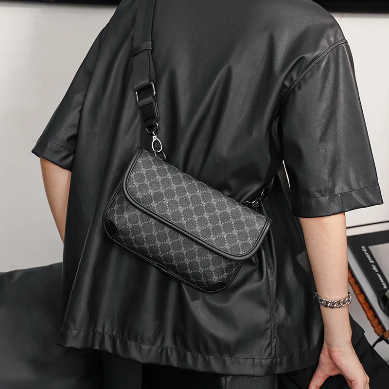 

Brand Mobile Handbags Shoulder Bag New Male Fashion Men Bag Crossbody Business Bag Shoulder Phone Purses Leather Bag Design
