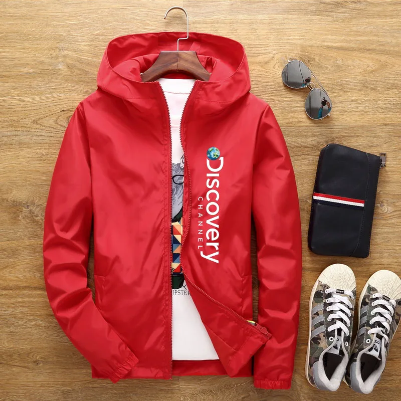 2023 Men's New Popular Printed Windproof Jacket Men's Windbreaker Adventure Scholar Jacket Outdoor Clothing Windbreaker