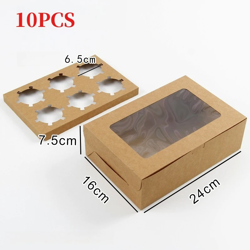 

Пластиковые коробки для кексов с прозрачным окном
