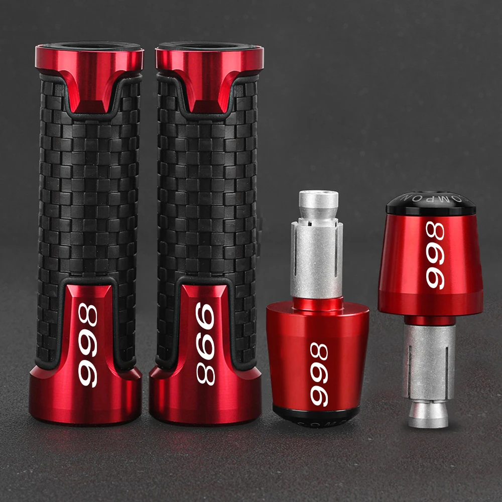 

CNC Hndlebar Grips Ends FOR DUCATI 998 1999 2000 2001 2002 2003 2004 2005 2006 Weight handle bar grip end Anti Vibration Silder