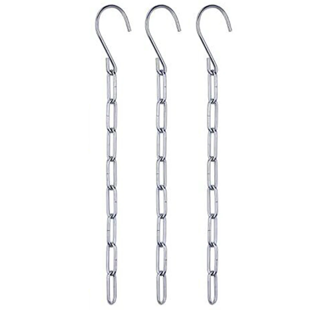 

Hanger Hanging Hole Clothes Chain Stainless Steel Hanging Chain Hooks Storage Cloth Closet Hangers Shirts Tidy Save Home Space