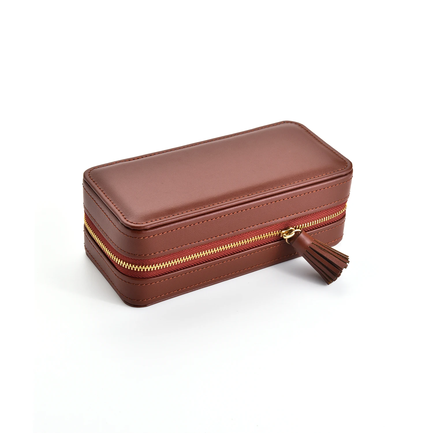 

Роскошная шкатулка для драгоценностей из искусственной кожи, портативное дорожное кольцо, часы, ожерелье, чехол для хранения, органайзер для ювелирных изделий, подходящие подарки для парня