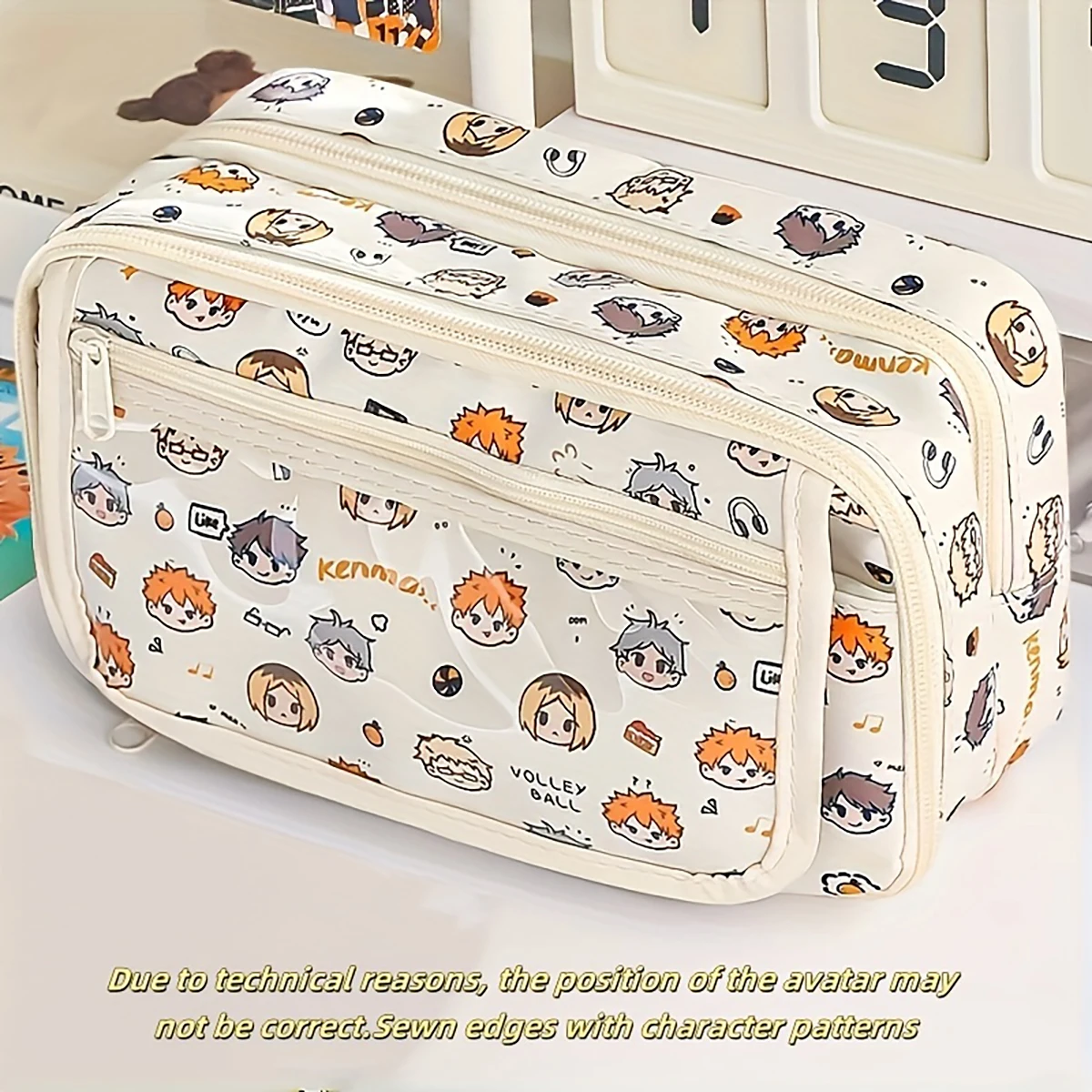 

Пенал с принтом аниме-персонажей