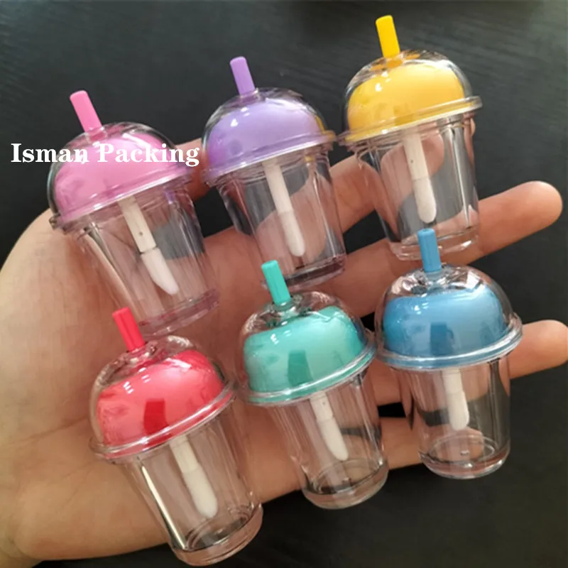 50 шт. Детский прозрачный контейнер для блеска губ 5 мл