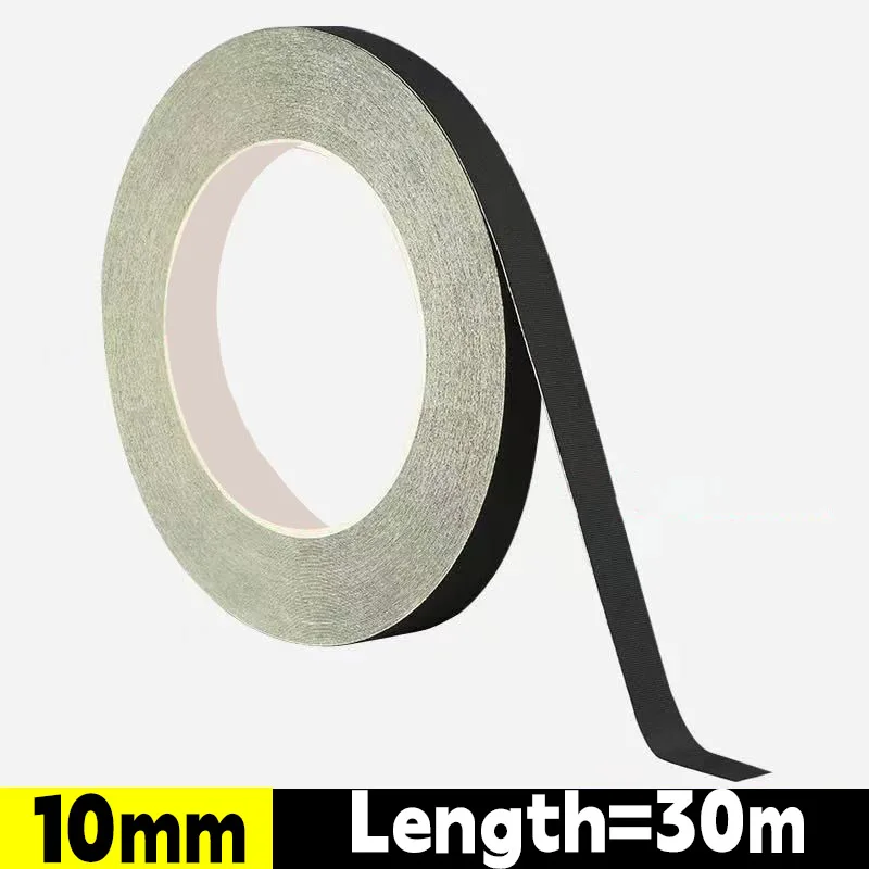 

Черная изолированная тканевая лента из ацетата 5/10/15/20 мм x 30 м