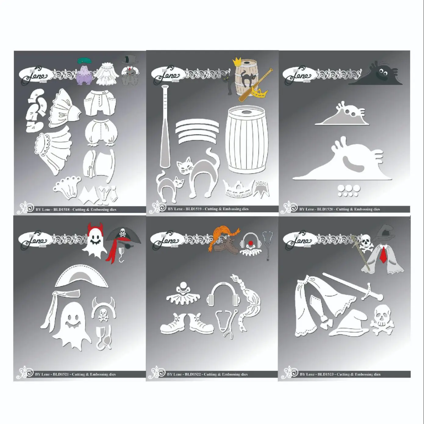 

Clothes kittens monsters ghosts skeletons Metal Cutting Layered Die Scrapbook Die Photo Album Decoration DIY Card Craft 2022