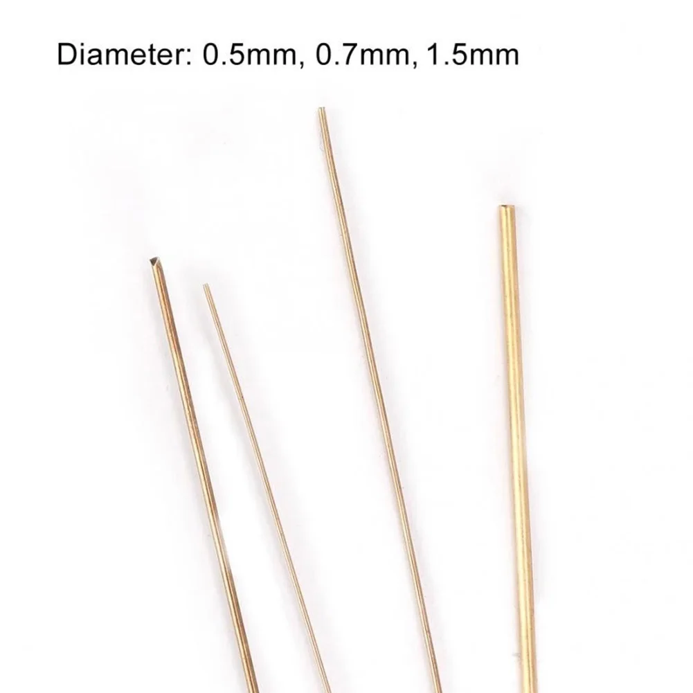 

5pcs 1.64ft Silver Welding Rods Gold Soldering Wire 0.5/0.7/1.5mm For Weld Metal Jewelry Repair Making Soldering Supplies