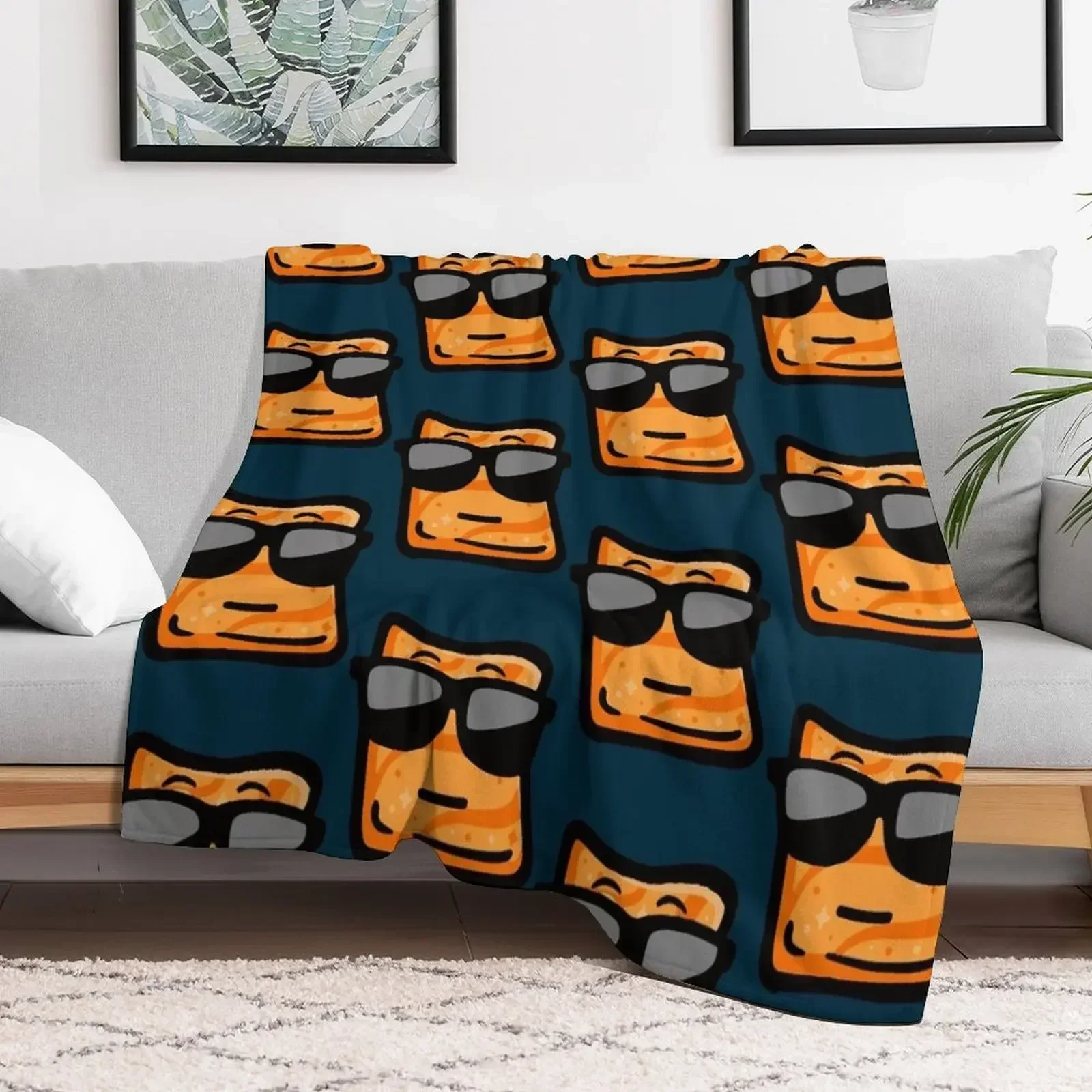 Хрустящее одеяло с тостами корицы одеяла для волос пуширные и