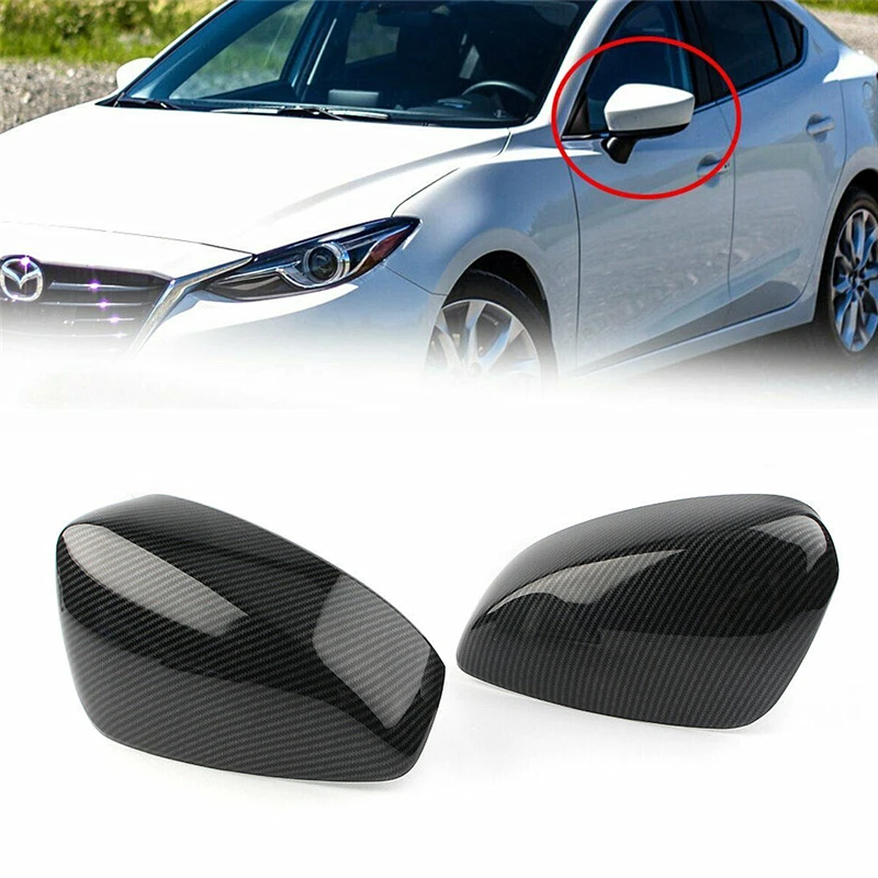 

1 пара, Обложка для зеркала заднего вида Mazda 3 M3 Axela 2014-2016