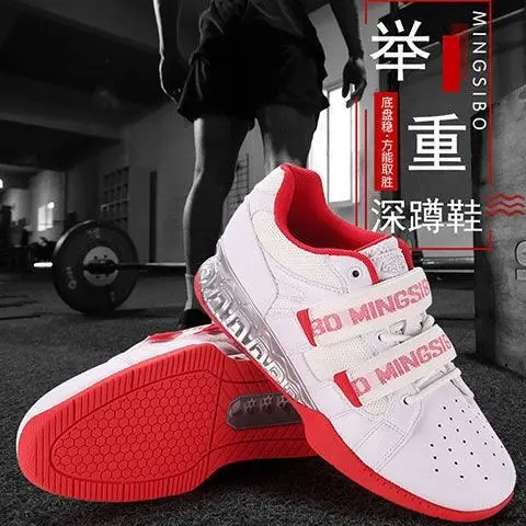 

Professional Weightlifting Shoes Weight Lifting Shoe Hightop Gym Training Bodybuilding Suqte Squat Power Lifting Big Size 39-46